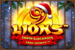 9 Lions Hold the Jackpot Santa's Jackpots™wazdan