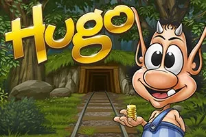 Hugo Casino logo og brugergrænseflade